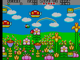 Fantasy Zone II - The Tears of Opa-Opa (MC-8123, 317-0057) Screenshot 1